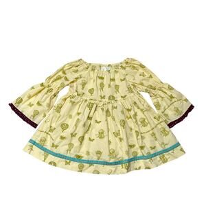 Matilda Jane Paint by Numbers Limelight Peasant Top Size 6